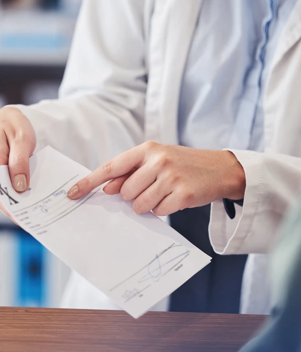 customer-help-paper-hands-pharmacist-explain-description-receipt-page