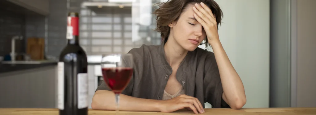 mujer-tiro-medio-lidiando-con-alcohol